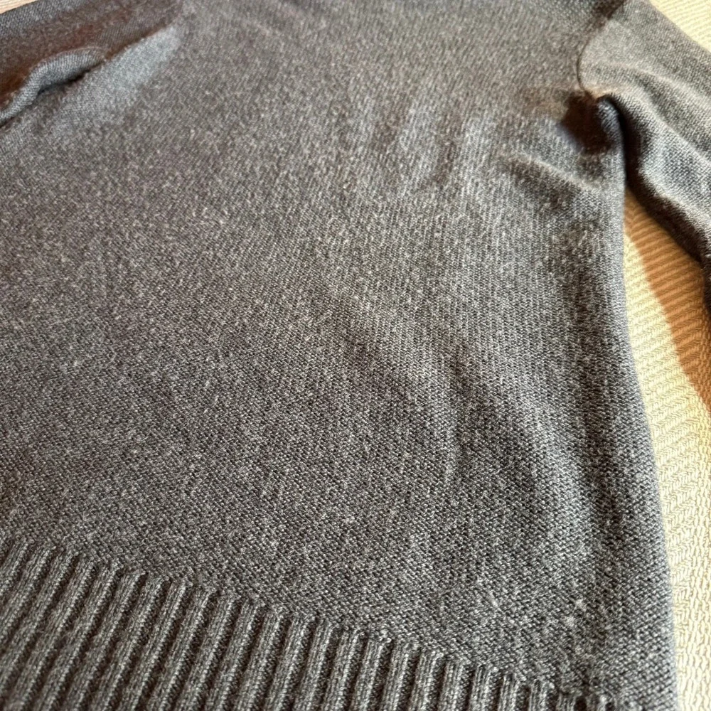 Icebreaker Waypoint Crewe‎ Merino Wool Sweater Mens Small Charcoal Gray